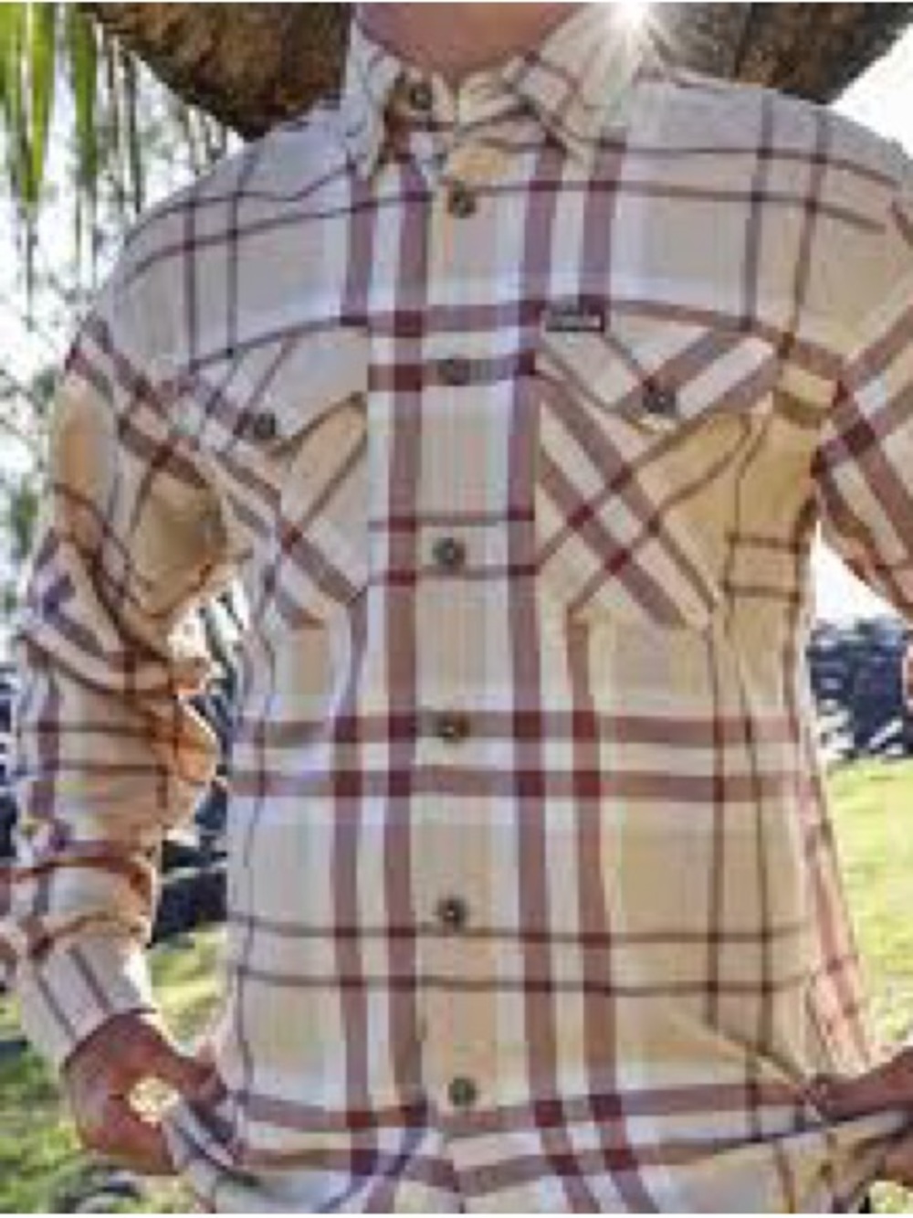 DIXXON FLANNEL Co Men's Plaid Button-Up Shirt The Burleigh size M